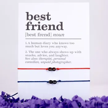 Náramek Provázkové náramky pro páry z oceli - PUZZLE Rose Gold