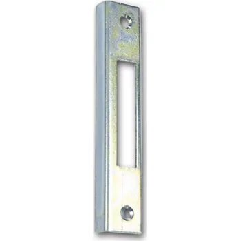 Úhlový protiplech hranatý 10mm, rovný, ocel pozink stříbřitý