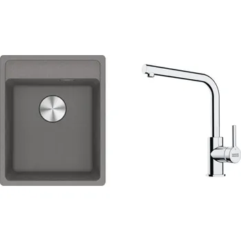 Granitový dřez Franke MRG 610-37 RTL šedý kámen+FS 3230.031 114.0700.700 + Sleva 10% při zadání kódu "ZIMA10"