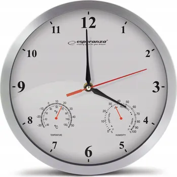 Hodiny Nástěnné hodiny Esperanza bílé 30 cm