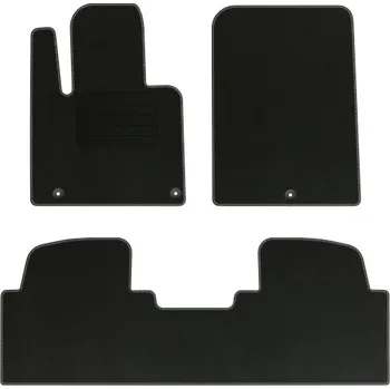 autokoberec Koberce Edecor velurové 3 ks