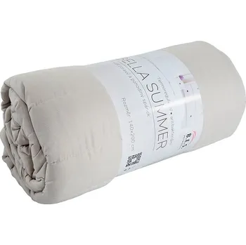 přikrývka B.E.S. Petrovice Letní přikrývka Summer ořechová, 140 x 200 cm, světle hnědá