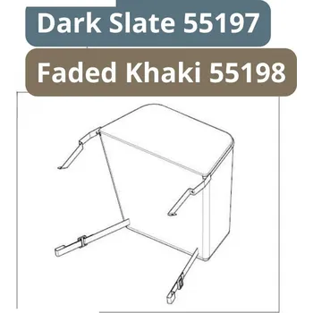 vozík za kolo Cargo bag - single - dark slate Thule 55197