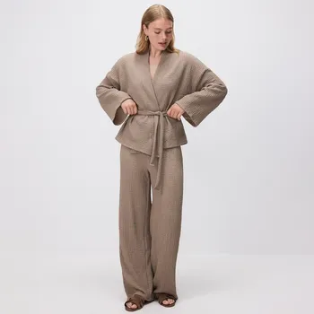 Reserved - Blejzr s ozdobným vázáním - béžová - 470GO-08X - 470GO-08X-M