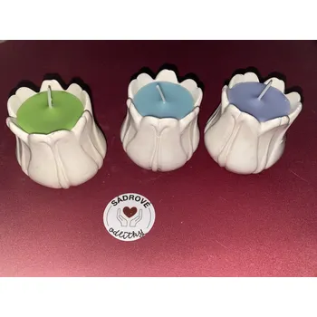 Svíčka HandMade by VeJa Svíčka v odlitku kytky