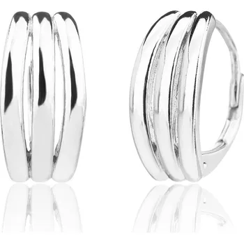 Náušnice Bealio BEALIO Stříbrné náušnice VLNKY 03-13478-3506