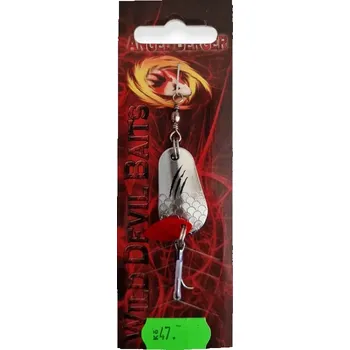 Umělá nástraha Plandavka Wild Devil Baits stříbrná 6g 32mm