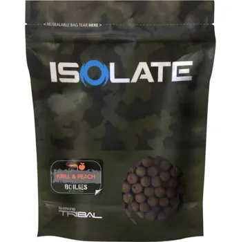 Návnadová surovina SHIMANO - Boilie Isolate Krill Peach 20 mm 3 kg