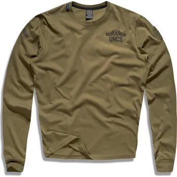 Pánské triko FLAGS II LS KHAKI / S