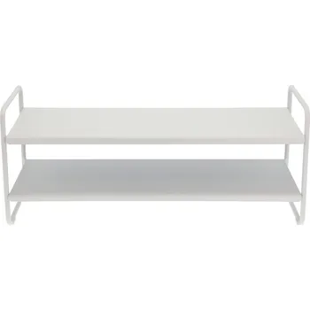 Botník Světle šedý ocelový stojan na boty 33x33x80 cm A-Shoe – Zone ID_1753248
