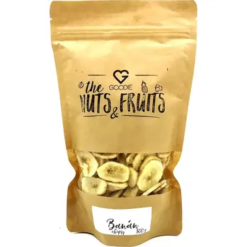 Sušená potravina Goodie Banán chipsy BIO 250 g