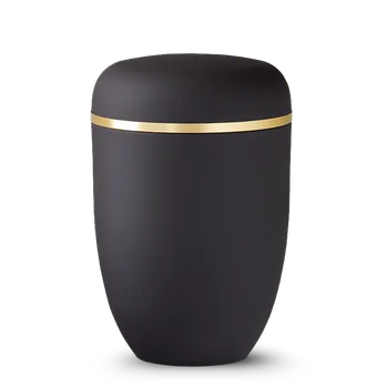 Smuteční dekorace Kovová urna Avensis - Černá