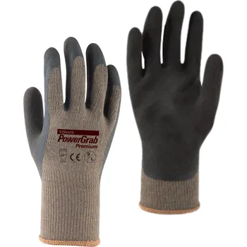 Pracovní oblečení Rukavice PowerGrab Premium šedé Rosteto č. 8, Pracovní rukavice