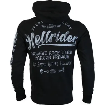 Pánská mikina Yakuza Premium Mikina s Kapucí Černá XXL