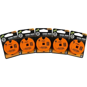 Rybářský háček Fox Hotový Návazec Edges Stiff Chod Rig Standard 3ks Nosnost: 25lb, Velikost háčku: #6