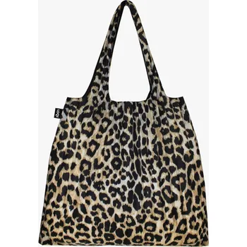 Nákupní taška Nákupní taška přes rameno LOQI PLEATED Leopard Dusk