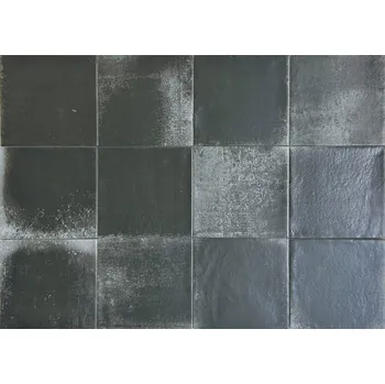 Dlažba MAYOLICA BERET MAY00883 12 x 12 x 0,8 černá 0,55 m2