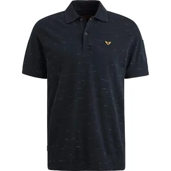 Pánské tričko PME Legend Polo Jacquard Polo Tričko Tmavě Modré M