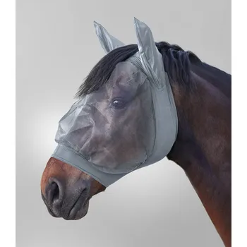 Koňská maska proti hmyzu Waldhausen Skinny maska Barva: Šedá, Velikost: Cob