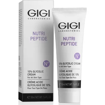 Pleťová maska GIGI NUTRI PEPTIDE 10% GLYCOLIC CREAM - Krém s 10% kyselinou glykolovou 50 ml