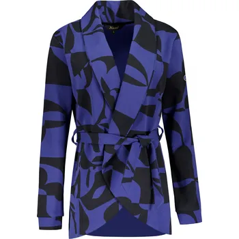 Dámská cargo bunda Dámské mikinové sako KIXMI URSIE MODRÁ XL