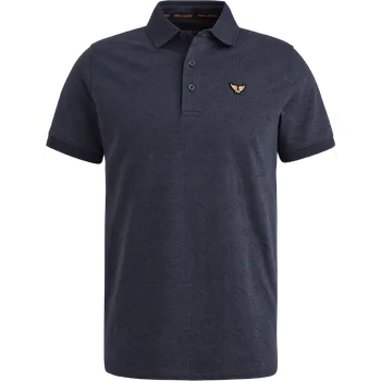 Pánské oblečení PME Legend Polo Jacquard Polo Tričko Tmavě Modré L