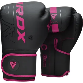 Boxerské rukavice RDX Boxerské rukavice F6 Kara Pink 12 OZ růžová