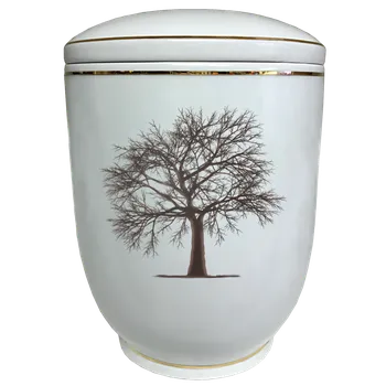 Smuteční dekorace Pohřební urna Diamant | Motiv stromu 2