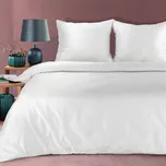 SATÉNOVÉ POVLEČENÍ DIVA 160X200 CM, 2 KS 70X80 CM BÍLÉ