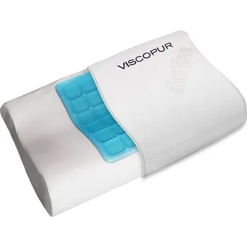 Polštář VISCOPUR Anatomický polštář VISCOPUR® COOL GEL s gelovou vrstvou profilovaný - 40x60 cm
