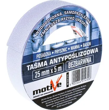 Izolační páska MOTIVE Protiskluzová páska čirá 25 mm × 5 m