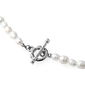 Náhrdelník franco bene Perličkový náhrdelník - stříbrný | 2962