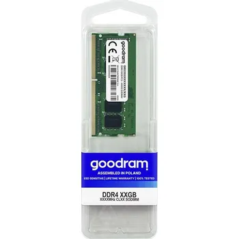 Operační paměť GOODRAM SODIMM DDR4 8GB 3200MHz CL22, 1.2V - bulk GR3200S464L22S/8 1527769 8192GB