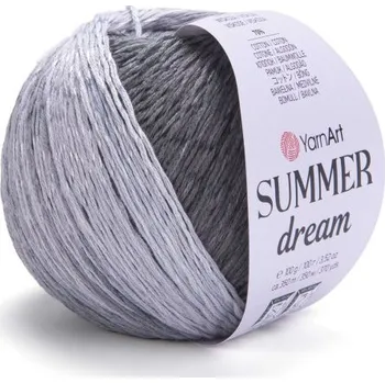 Příze YarnArt Summer dream 4316 šedo-černý melír