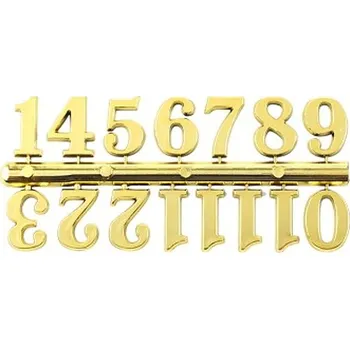 Číslice na hodiny 1210-94 Latin zlaté 22mm