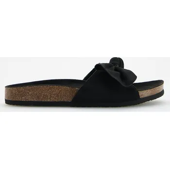 Dámské sandále Reserved - Nazouvací sandály s ozdobnou mašlí - černý - 350CR-99X - 350CR-99X-42