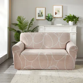 Povlečení 4Home Napínací potah na dvojkřeslo Abstract béžová, 145-185 cm + povlak na polštářek zdarma