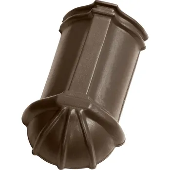 pálená krytina Ukončení hřebene nárožní Tondach Stodo -engoba/tmavě hnědá