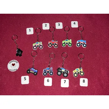 HandMade by VeJa Přívěšek na klíče (crocs) - auta
