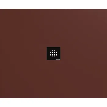 Sprchová vanička FLEXIA vanička z litého mramoru s možností úpravy rozměru, 120x80cm, hnědá mat