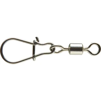 DAIWA-TOURNAMENT D-SNAP W OBRATLÍK A KARABINKA- NEREZ OCEL-EXTRA PEVNÉ Velikost: -č.5-20kg-7ks