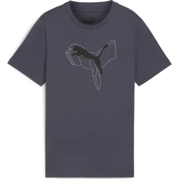 Dětská móda Tričko Puma Silver Gray 1111025 7-8 (S)
