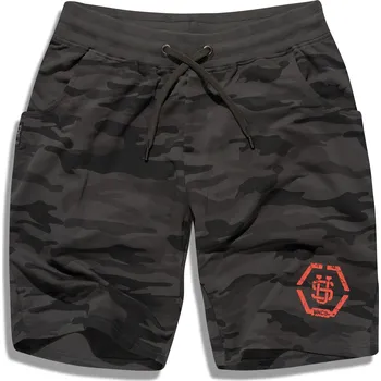 Pánské kraťasy Pánské šortky BLACK ROCK III CAMOUFLAGE/ORANGE / L