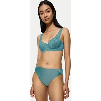 Dámské oblečení Triumph Klasické kalhotky Amourette 10210688 Tyrkysová 38