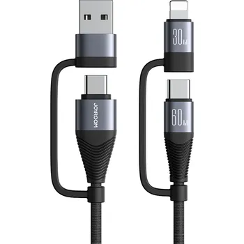 Datový kabel JOYROOM Multifunkční série - 4v1 Rychlonabíjecí datový kabel (1,2m)
