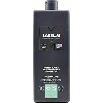 Vlasová regenerace Label.m Honey & Oat Moisturising Shampoo 1000 ml