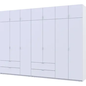 Šatní skříň Skříň Lukas 3+4 DT 315 bílá