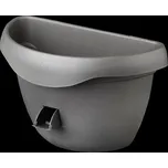 Květináč samozavlažovací Siesta na zeď - antracit 29 cm