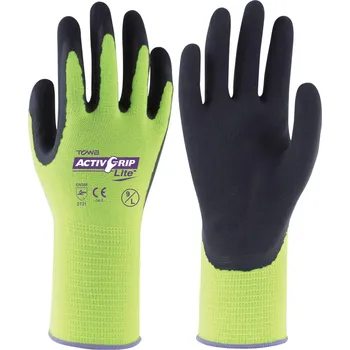 Pracovní oblečení Rukavice AktivGrip Lite limetkové Rosteto č. 9, Pracovní rukavice
