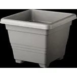 Obal čtyřhranný Begonia - antracit 50x50 cm